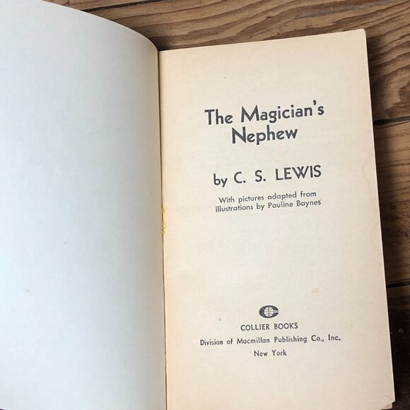VTG Lot CS Lewis Chronicles of Narnia - Books 1, 3, 6, 7 Vintage 50's Paperback - Picture 11 of 16